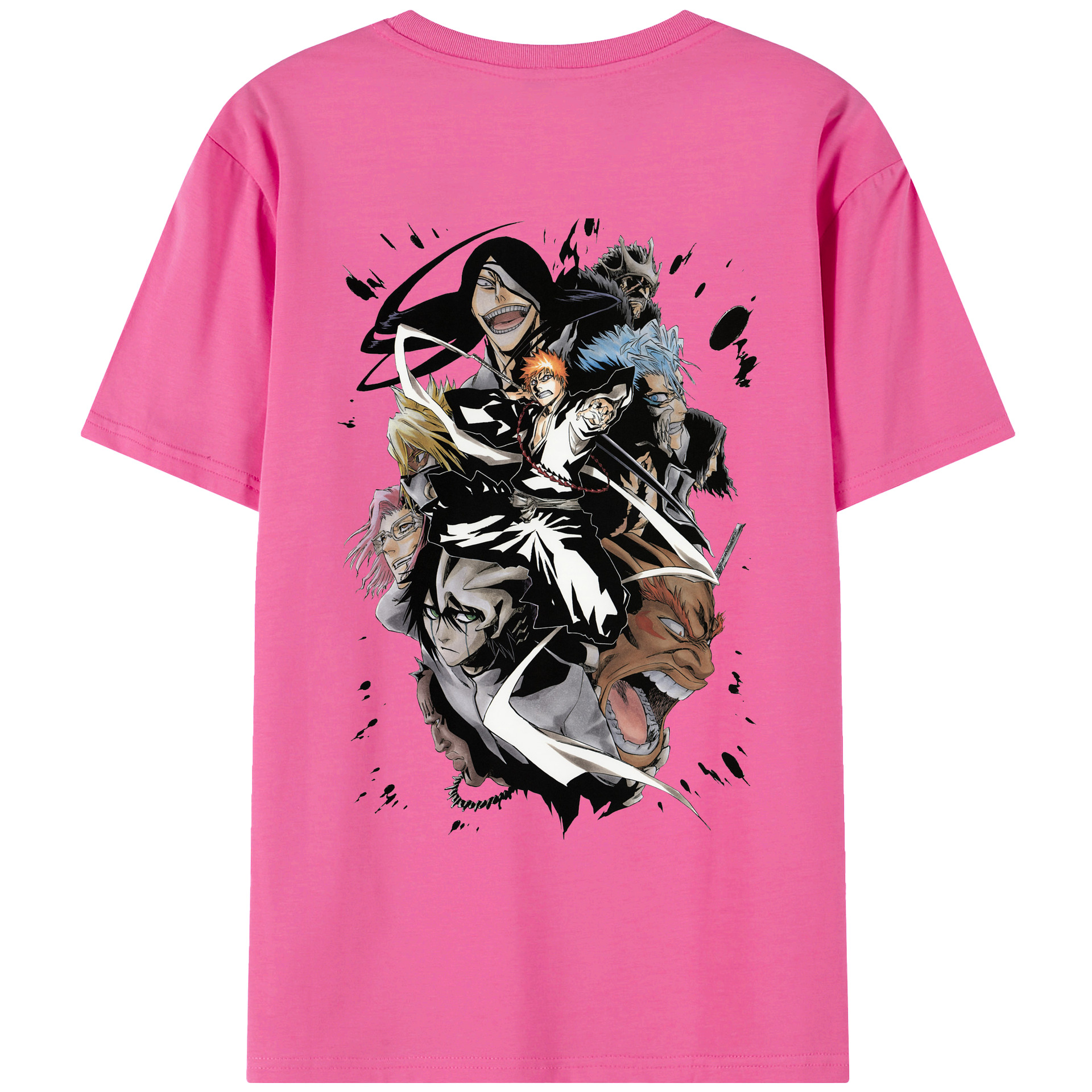 （画像用） ブリーチ 黒崎一護（くろさき いちご）BLEACH Kurosaki Ichigo レディース半袖Tシャツ(バックプリント)